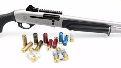 MAC 2 Tactical Marine Shotgun with various shotgun shells.