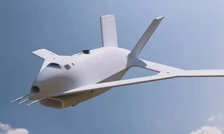 DARPA X-plane concept rendering, showing its unique air burst steering system.