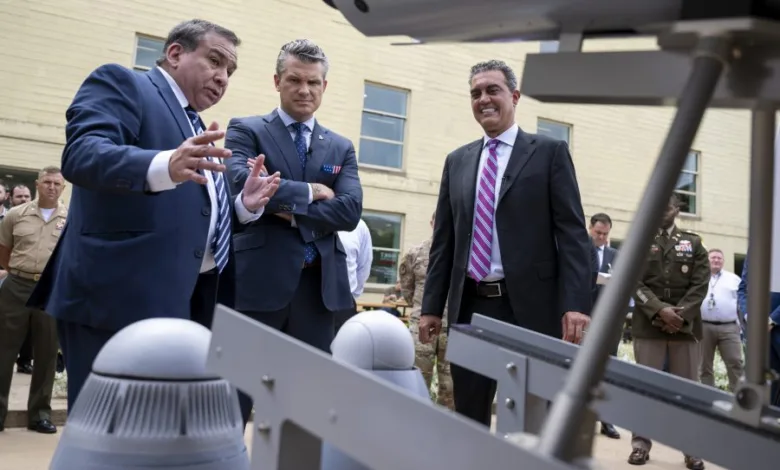 Lawmakers examine defense technology, possibly related to the 2026 defense budget.