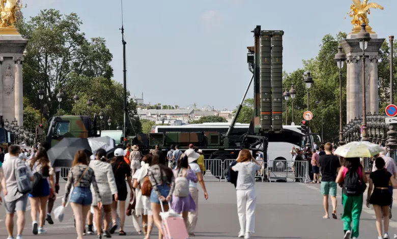 SAMP/T NG air defense system on display in Paris