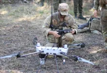US Army soldier operates a drone during Balikatan exercise in the Philippines.